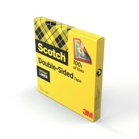 Nastro biadesivo Scotch® 665 trasparente 12 mm x 33 m 665